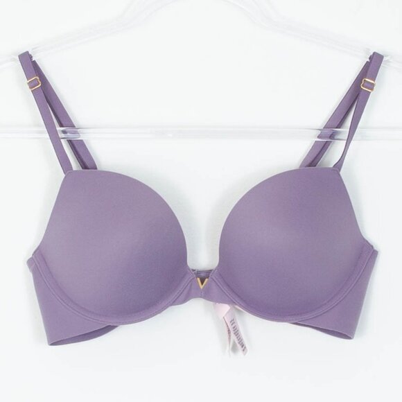 Victoria's Secret Other - Victoria's Secret Womens Love Cloud Push Up Plunge Bra Size 34C Purple NWOT